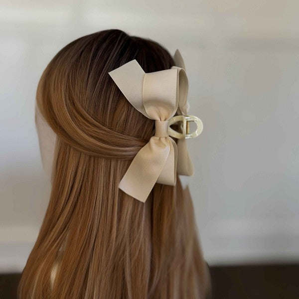 Gross Grain Bow Hair Claw