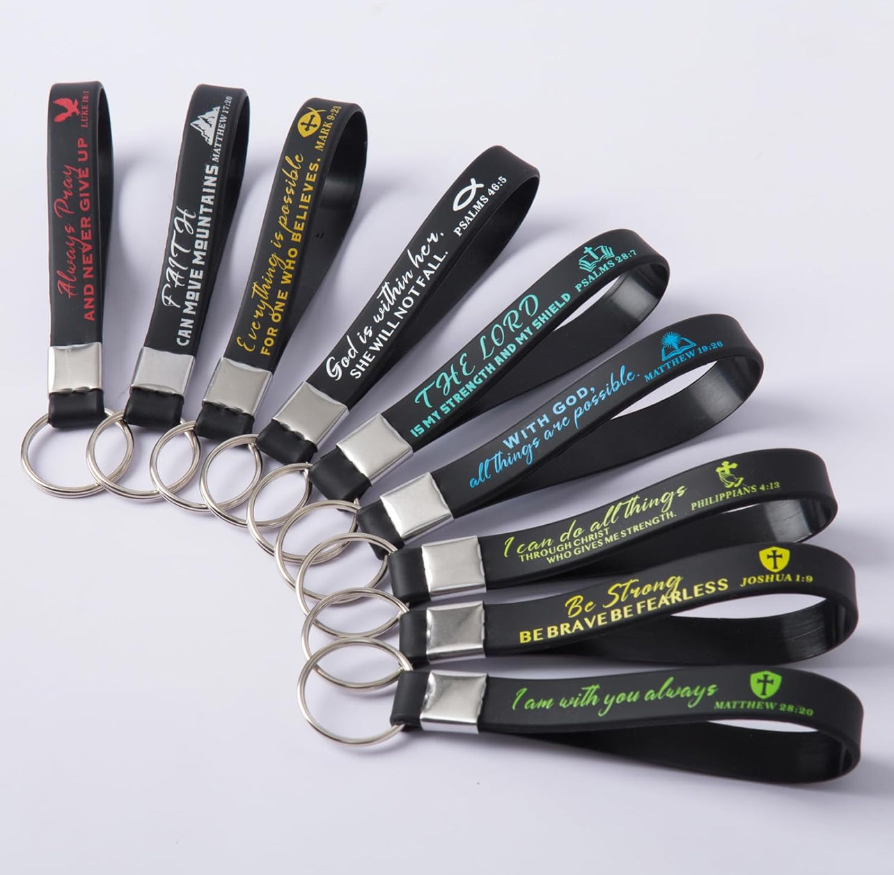 Inspirational Bible Verse Bracelet/Keychain