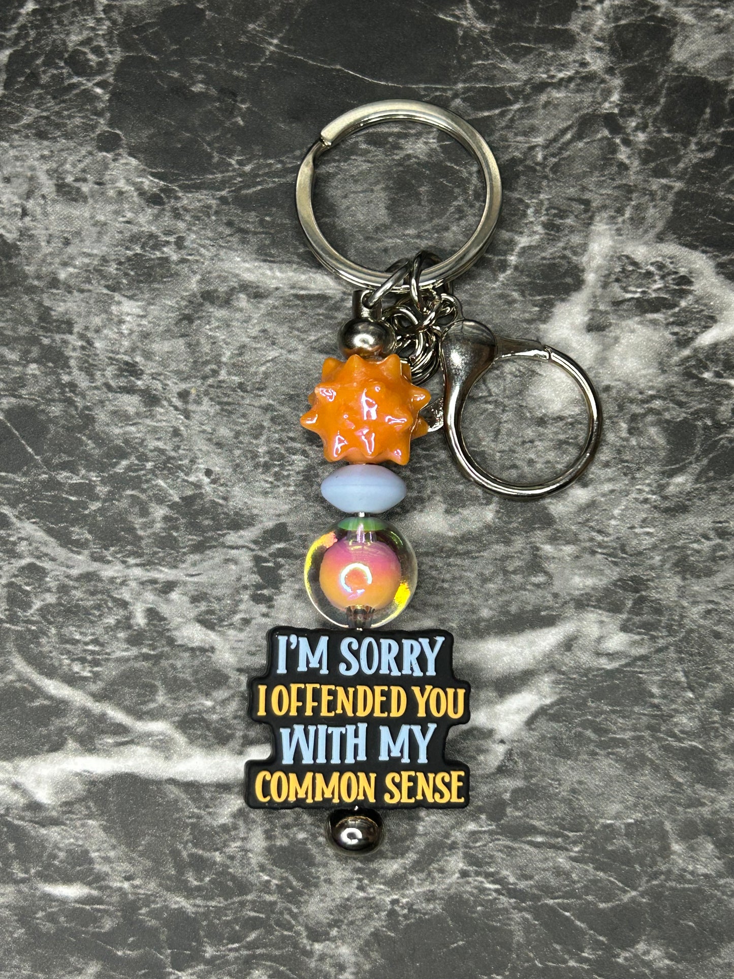 I’m Sorry I Offended You With My Common Sense Keychain